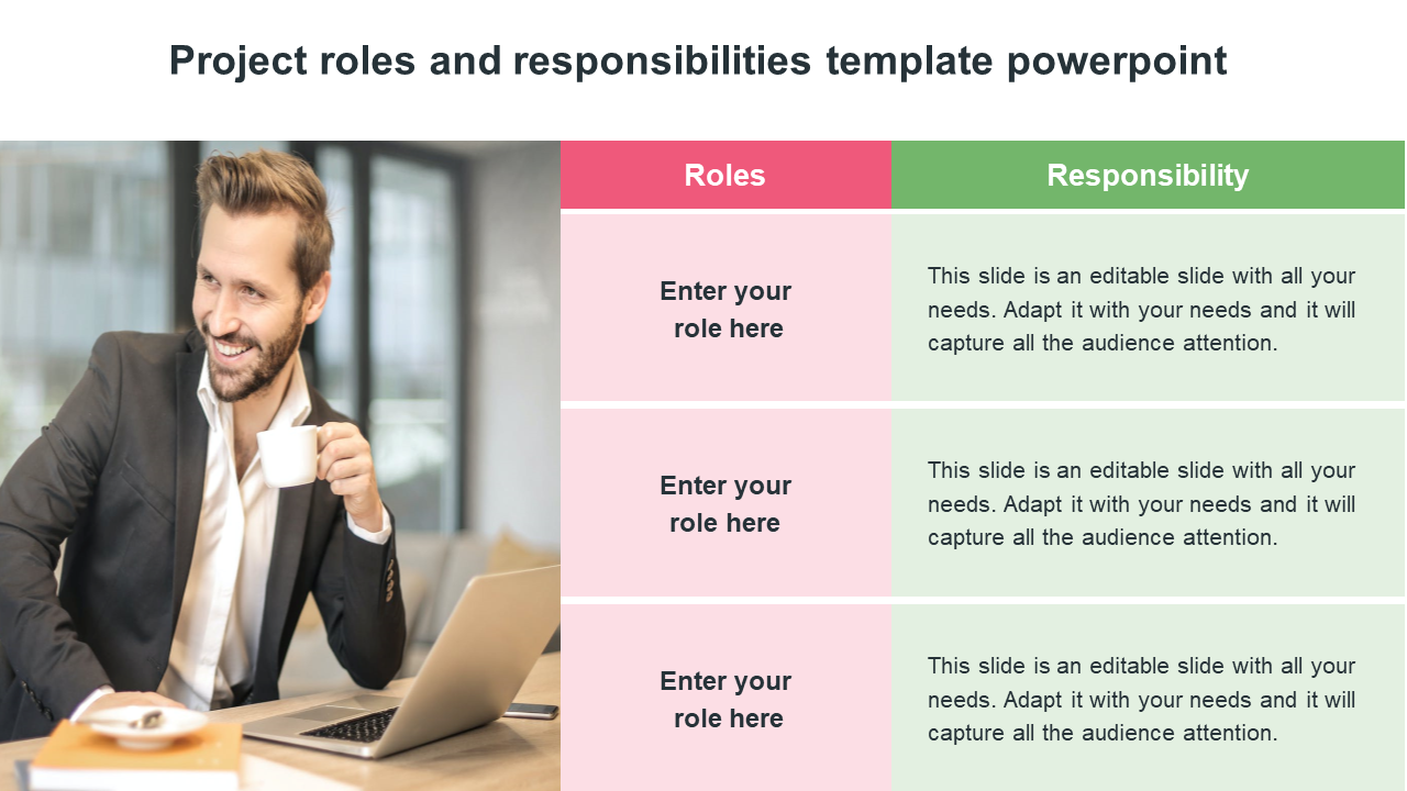 Best Project Roles And Responsibilities Template PowerPoint
